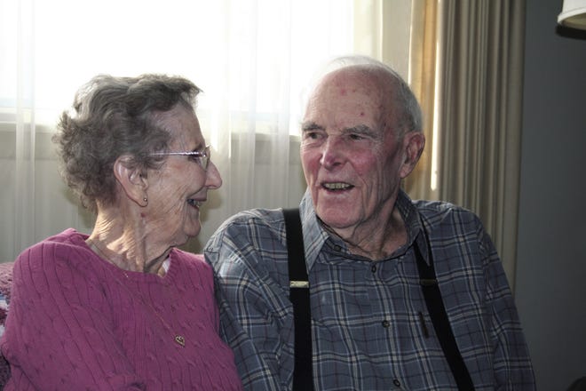 Art and Helen Balding are celebrating several milestones this week. The couple will ring in Helen's 91st birthday and on Feb. 18 they will honor 70 years of marriage with an open house at the AmericInn.