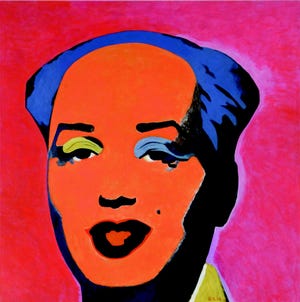 "Untitled (Marilyn/Mao)," 2005, Yu Youhan, oil on canvas, Sigg Collection, courtesy of the Peabody Essex Museum.