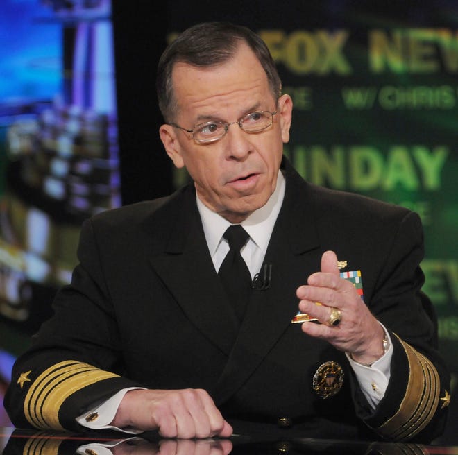 Adm. Michael Mullen, chairman of the Joint Chiefs of Staff, appears on "Fox News Sunday" in Washington.