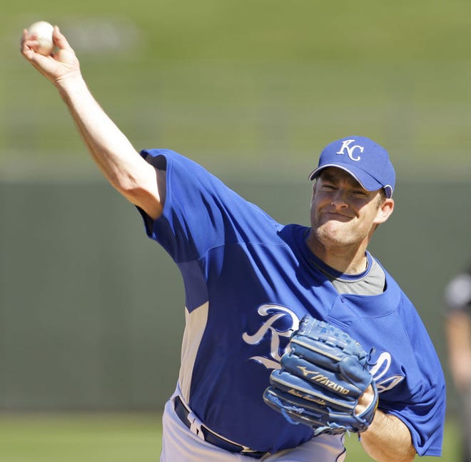 Kansas City Royals starter Brian Bannister, who went 12-9 two seasons ago, looks to be battling Luke Hochevar for a spot in the Royals' rotation. Bannister has given up two runs and three hits in five innings in two spring training starts so far.