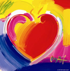 "Heart" by Peter Max