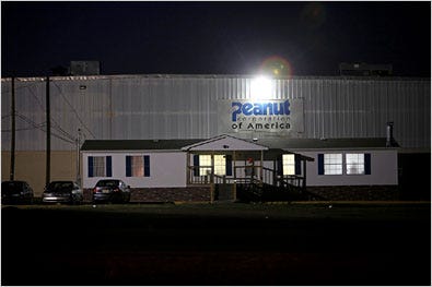 A private inspector was given less than a day to inspect the Peanut Corporation of America’s plant in Blakely, Ga., which was closed after it was linked to nationwide outbreak of salmonella.