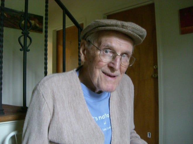 My father, Al Scheible, at age 95 in Pittsford, N.Y.
