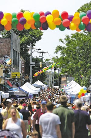 Congress Street filled with pedestrians during last year’s Market Square Day. Pro Portsmouth, the event’s organizer, asked the city to forgive half of its $35,661 debt accrued over three years.