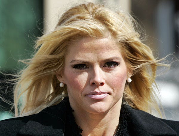 The late actress-model Anna Nicole Smith in 2006.