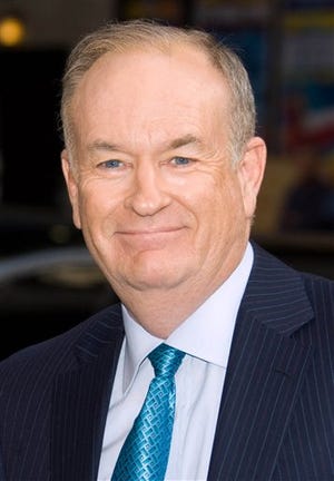 In this Oct. 27, 2008, file photo, FOX TV show host Bill O'Reilly arrives for a taping of the "Late Show with David Letterman," in New York. (AP Photo/Charles Sykes, file)
