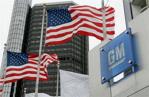 In this Feb. 12, 2008 file photo, the General Motors Corp. headquarters are shown in Detroit. President Barack Obama refused further long-term federal bailouts for General Motors and Chrysler, saying more concessions were needed from unions, creditors and others. He raised the possibility Monday, March 30, 2009, of controlled bankruptcy for one or both of the beleaguered auto giants.  (AP Photo/Paul Sancya, file)