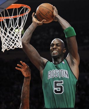The Celtics will shut Kevin Garnett down for the next three or four games, hoping his ailing knee will respond to rest and he'll be ready to play by the start of the postseason.