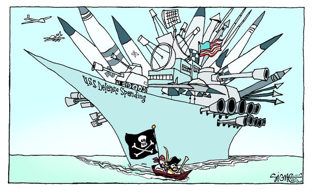 "USS Defense Spending"