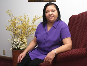 Maureen Stidmon of Freeport is a breast cancer survivor. She shares her story of survival and will be attending the African-American ‘Purple Tea with Friends’ Saturday at The Rafters in Lena.