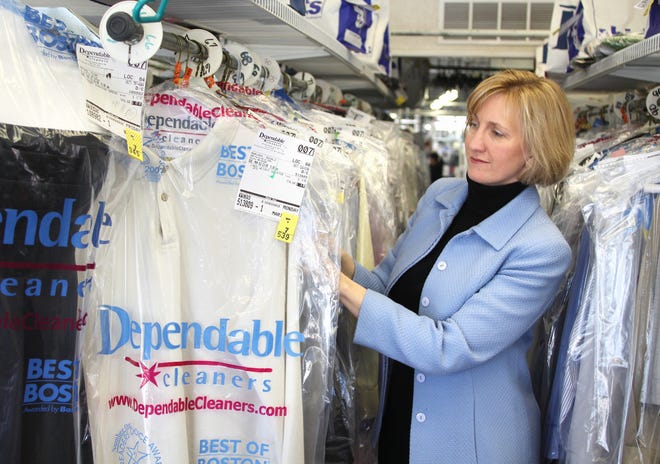 Christa Hagearty, CEO of Quincy-founded Dependable Cleaners, speaks about how the dry cleaning business is weathering the current economy.