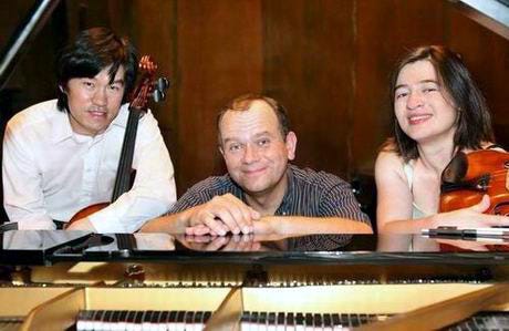 The Atma Trio — cellist Cheung Chau, pianist Slawomir Dobrzanski and violinist Blanka Bednarz — will perform a chamber music concert at 5 p.m. Sunday at Grace Episcopal Cathedral.