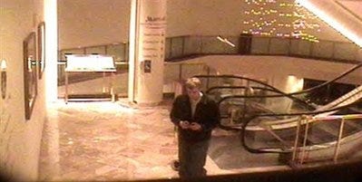 This frame grab from a video surveillance camera at the Marriott Copley provided by the Boston Police Department on Wednesday April 15, shows a 'person of interest' in attacks on two masseuses-for-hire at luxury hotels. Boston police are investigating attacks on two masseuses-for-hire at luxury hotels, including the killing of one woman at the ritzy Marriott Copley, as the industry braces for an onslaught of guests for next week's marathon. Both women had advertised massage services on Craigslist, the online classified service, and both were guests at luxury hotels.