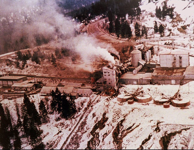 W. R. Grace operated the Libby mine until 1990.