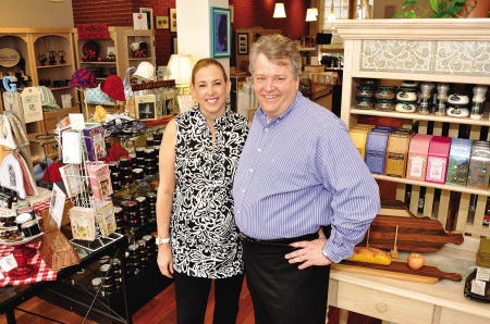 Deborah and Ken Smith are owners of Maine-ly New Hampshire, a Portsmouth gift store specializing in locally made products, located at 22 Deer St. in Portsmouth.