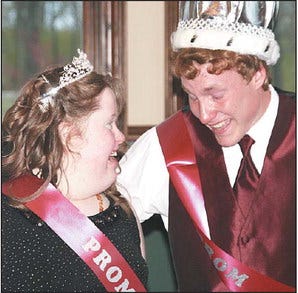 Twins Sarah and Luke Operhall were selected to be the 2009 Prom Queen and King for Wolverine High School.