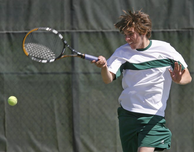 Central Catholic High School sophomore Colin Bernier is the area’s only singles qualifier to the boys tennis state tournament this weekend in Columbus. Bernier finished fourth in Ohio last year as part of a Crusaders doubles team but will try his hand going alone this time around.