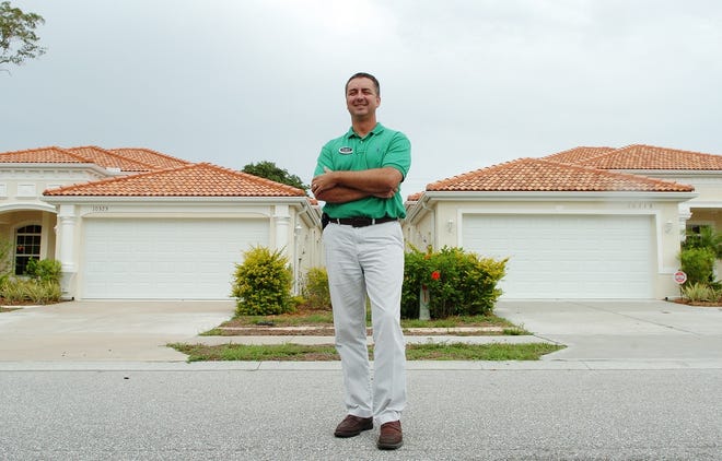 Brian Corcoran, founder of The BRC Group LLC, brokered a deal with investors who bought the Hebblewhite Court community in the Sarasota County section of Englewood. The investors are completing the neighborhood and selling the homes.STAFF PHOTO / E. SKYLAR LITHERLAND
