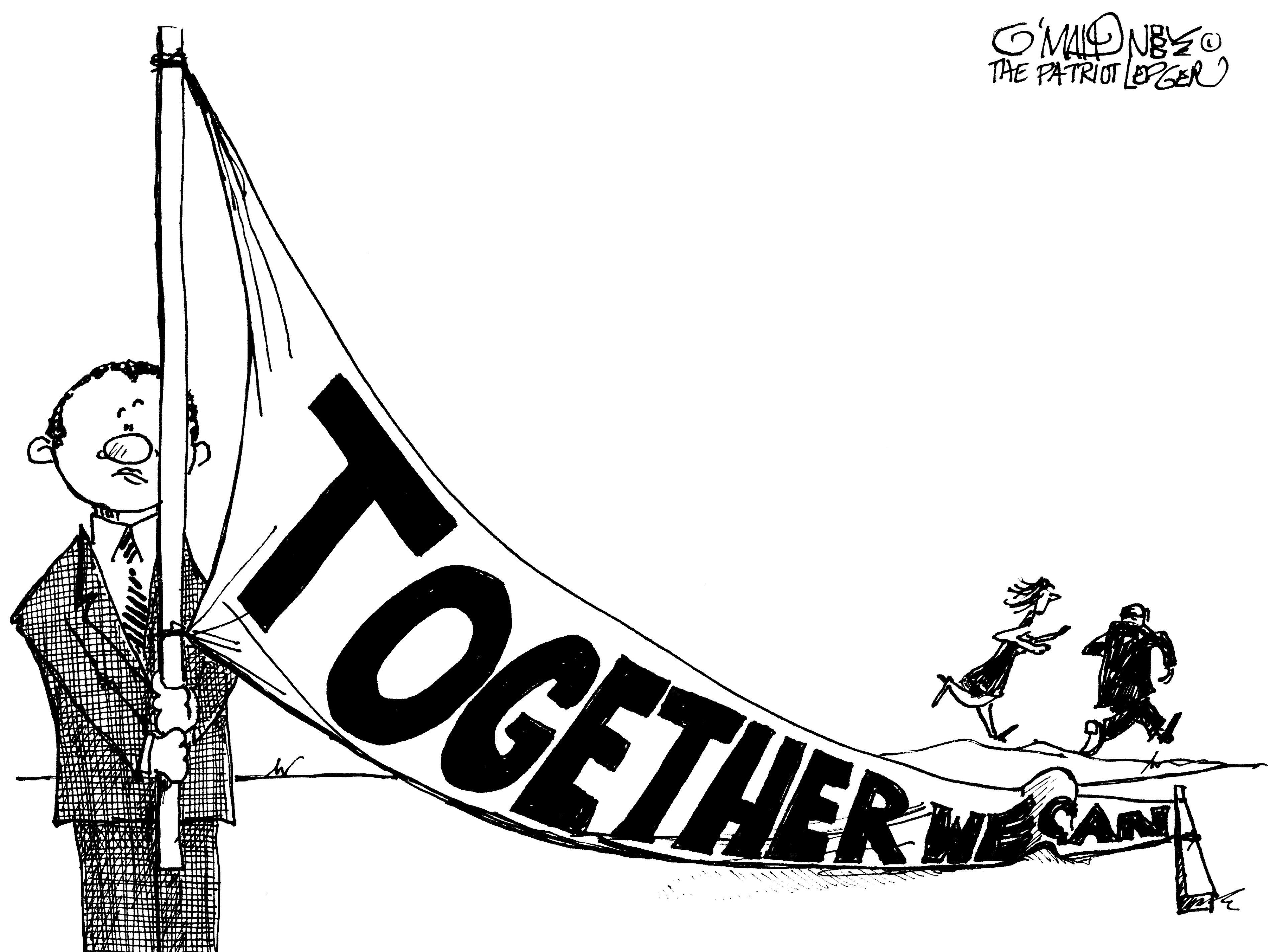 O'MAHONEY: Thursday's cartoon on Beacon Hill in-fighting