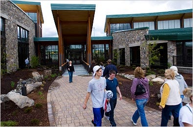 Among the community centers built with money left by Joan Kroc is one in Coeur d’Alene, Idaho.