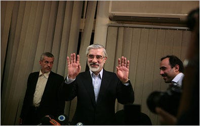 Mir Hussein Moussavi, a former political insider, is leading a postelection protest movement.