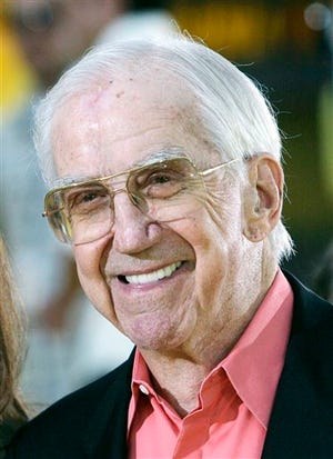 In this July 24, 2007 file photo, Ed McMahon arrives at the premiere of "The Simpsons Movie" premiere in Los Angeles.