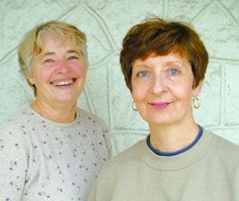 Judy Anderson (left) and Kay Down offer grilling tips in this month's 'Cookin' with J&K' column in the Galva News.