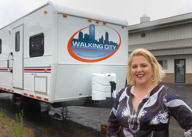 Diana Barton’s new business caters to local movie productions. Walking City Production Rentals provides custom-built dressing room trailers as well as a “one-stop-shop” for other production equipment.