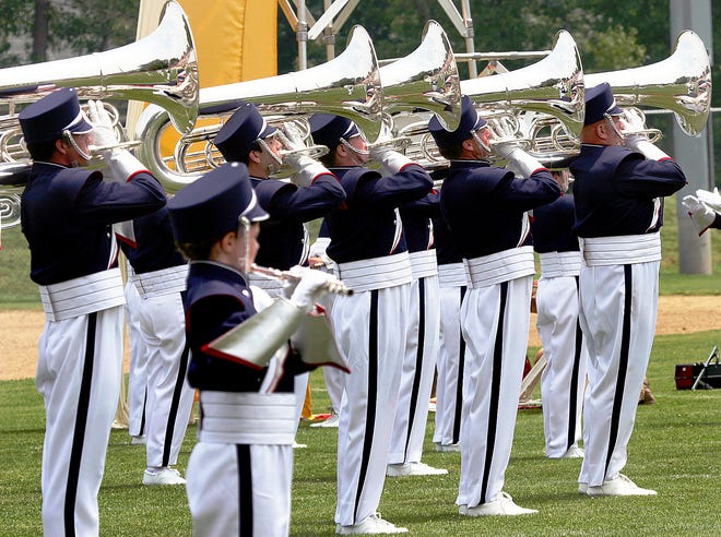 Spirit of America, a 100-member, award-winning marching band out of Orleans, Mass. will perform a free concert at 8 p.m., Tuesday, June 30 at Plymouth South High School football field on Long Pond Road.