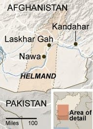 Four thousand troops entered the Helmand River valley.