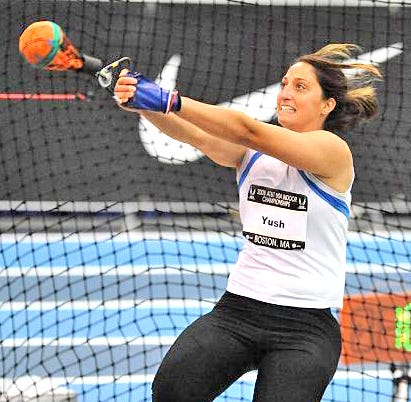 TEACHER OF YEAR
COMPLETES...

KRYSTAL YUSH, a recent Teacher of the Year in Iberville Parish, competed last weekend in the U.S. Track and Field Championships’ hammer throw event.