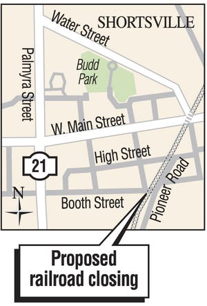 State Department of Transportation will not shut down the railroad crossing on Booth Street as originally planned.