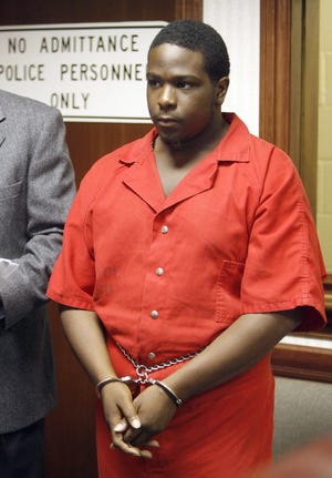 William H. Ferguson appears in court on Monday, July 6, 2009. Police say Ferguson and Maki Ragland entered a home demanding money, then pistol-whipped Daniel Sankey and shot him in the leg before shooting and killing his granddaughter, Harmoney Sankey.