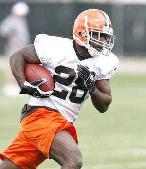 Browns rookie running back James Davis can't wait to play his first game at Cleveland Browns Stadium.