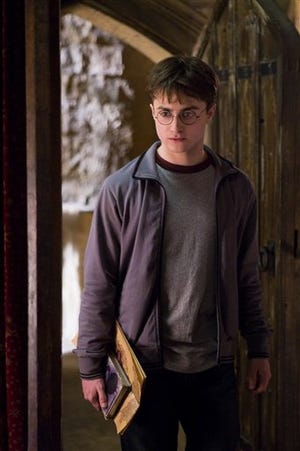 Daniel Radcliffe is shown in a scene from "Harry Potter and the Half-Blood Prince."