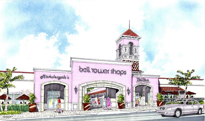 The ADP Group is involved in designing the redevelopment of the Bell Tower Shops in Fort Myers. COURTESY THE ADP GROUP