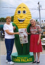 Carol Snyder and Ruth Bloom took The Journal-Standard to Mitchell, S.D., where they stopped at the “Corn Palac” on their way to the Black Hills.