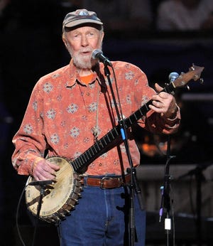Ninety-year-old Pete Seeger will perform during the Newport Folk Festival's 50th anniversary this weekend in Newport, R.I.