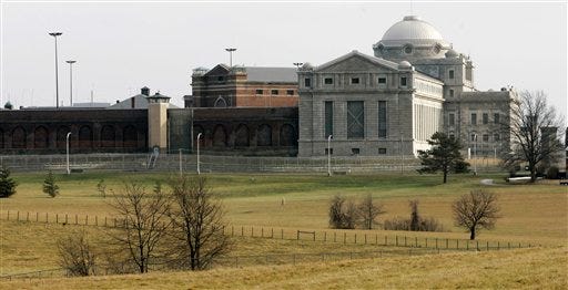 The U.S. Penitentiary in Leavenworth, Kan., is pictured Monday, Jan. 7, 2008. The Obama administration is looking at creating a courtroom-within-a-prison complex in the U.S. to house suspected terrorists, combining military and civilian detention facilities at a single maximum-security prison. Several senior U.S. officials said the administration is eyeing a soon-to-be-shuttered state maximum security prison in Michigan and the 134-year-old military penitentiary at Fort Leavenworth, Kan., as possible locations for a heavily guarded site to hold the 229 suspected al-Qaida, Taliban and foreign fighters now jailed at the Guantanamo Bay detention camp in Cuba.