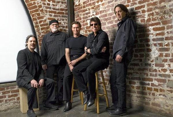 George Thorogood, second from right, and t he Destroyers will perform Sunday at Cape Cod Melody Tent .
T
 on Sunday
