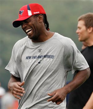 Patriots receiver Randy Moss had time to laugh during training camp Wednesday and with no practice today - the first day off since camp opened last week - the good times can roll.