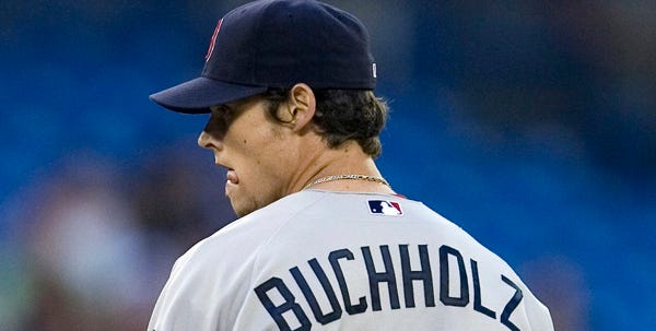 Clay Buchholz (2-3) allowed one run and six hits in six innings to win for the first time in six starts. Buchholz, who walked one and struck out four, had not won since beating Toronto in his season debut on July 17.