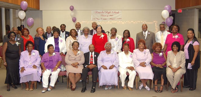 Members of the Lincoln High School Class of 1964 at their 45th reunion celebration held earlier this month.