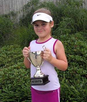 Caroline Glynn won the 2009 U.S. Kids Golf Local Tour Championship at the LSU Golf Course and Player of the Year for the summer in the girls 7U division recently.