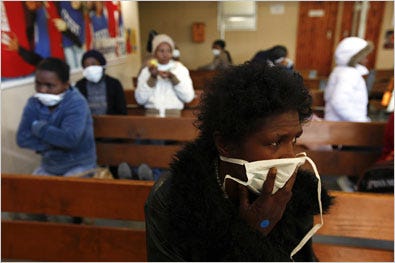 Patients waited at a clinic in Khayelitsha, on the outskirts of Cape Town. South Africa has one of the world’s worst H.I.V. and tuberculosis epidemics.