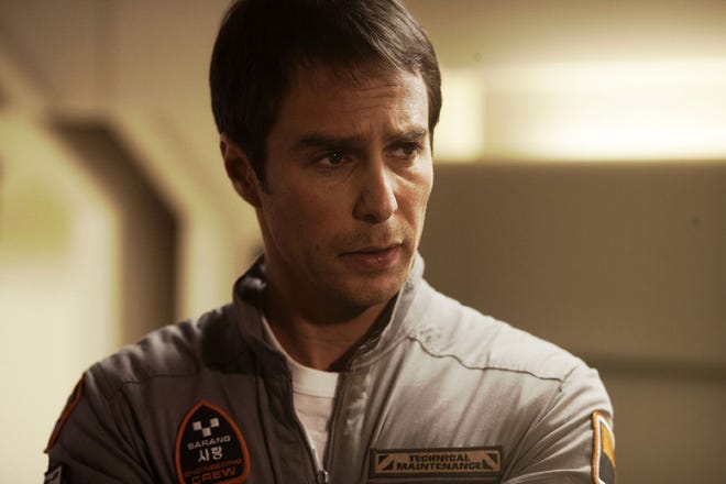Sam Rockwell stars as Sam Bell in a scene from "Moon."