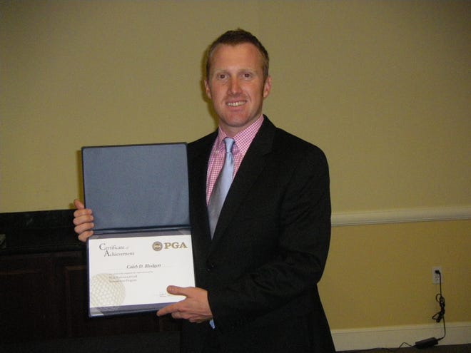 Caleb Blodgett of Cuba recedntly completed the PGA Professional Golf Managent Program, becoming a PGA member.
