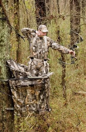 The Summit portable tree stand is safe option for deer hunters.