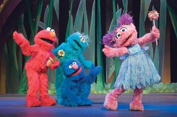 Elmo and other beloved Sesame Street characters perform live in “Elmo’s Green Thumb,” on stage Tuesday and Wednesday at the Stephen C. O’Connell Center in Gainesville. Tickets are $11 to $25.