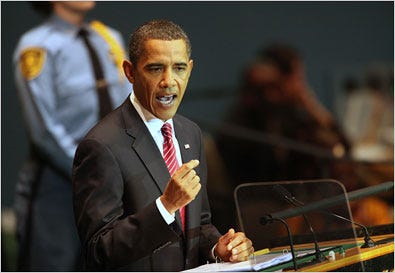 President Obama addressed the United Nations General Assembly in New York on Wednesday.